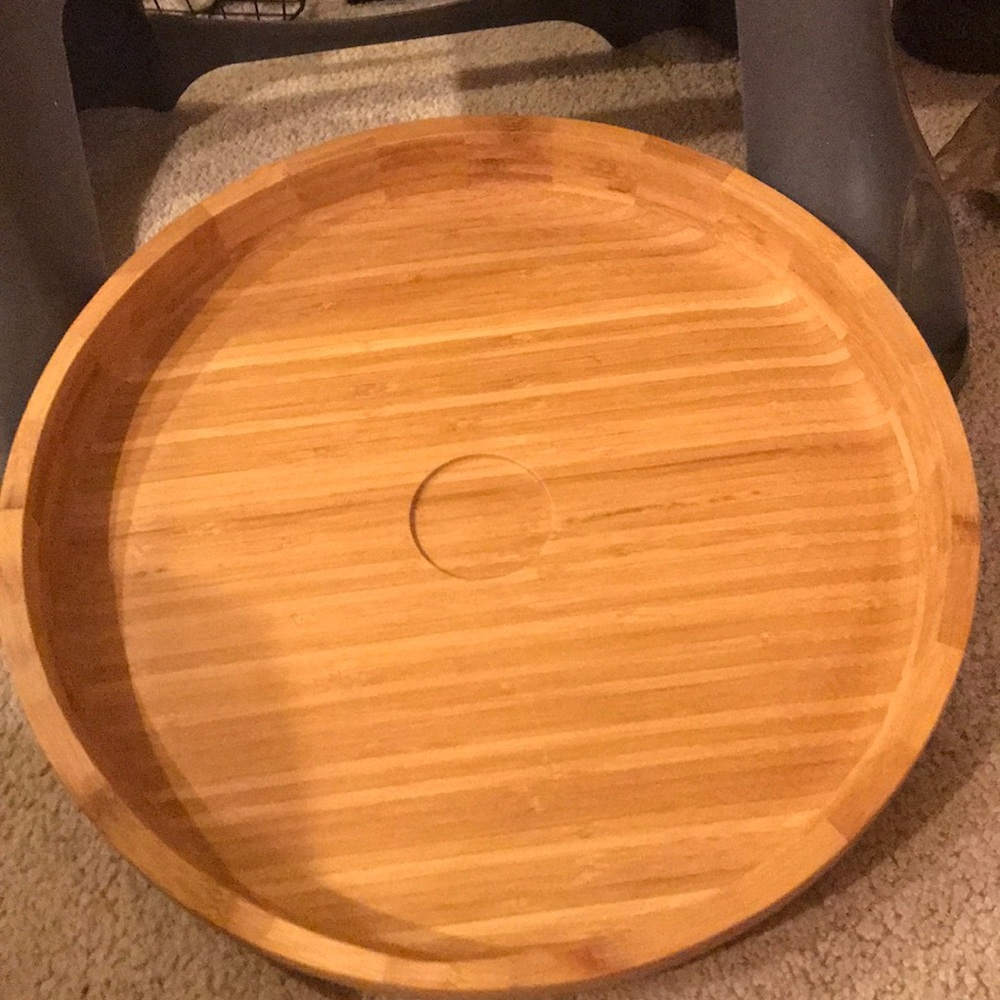 Wood tray